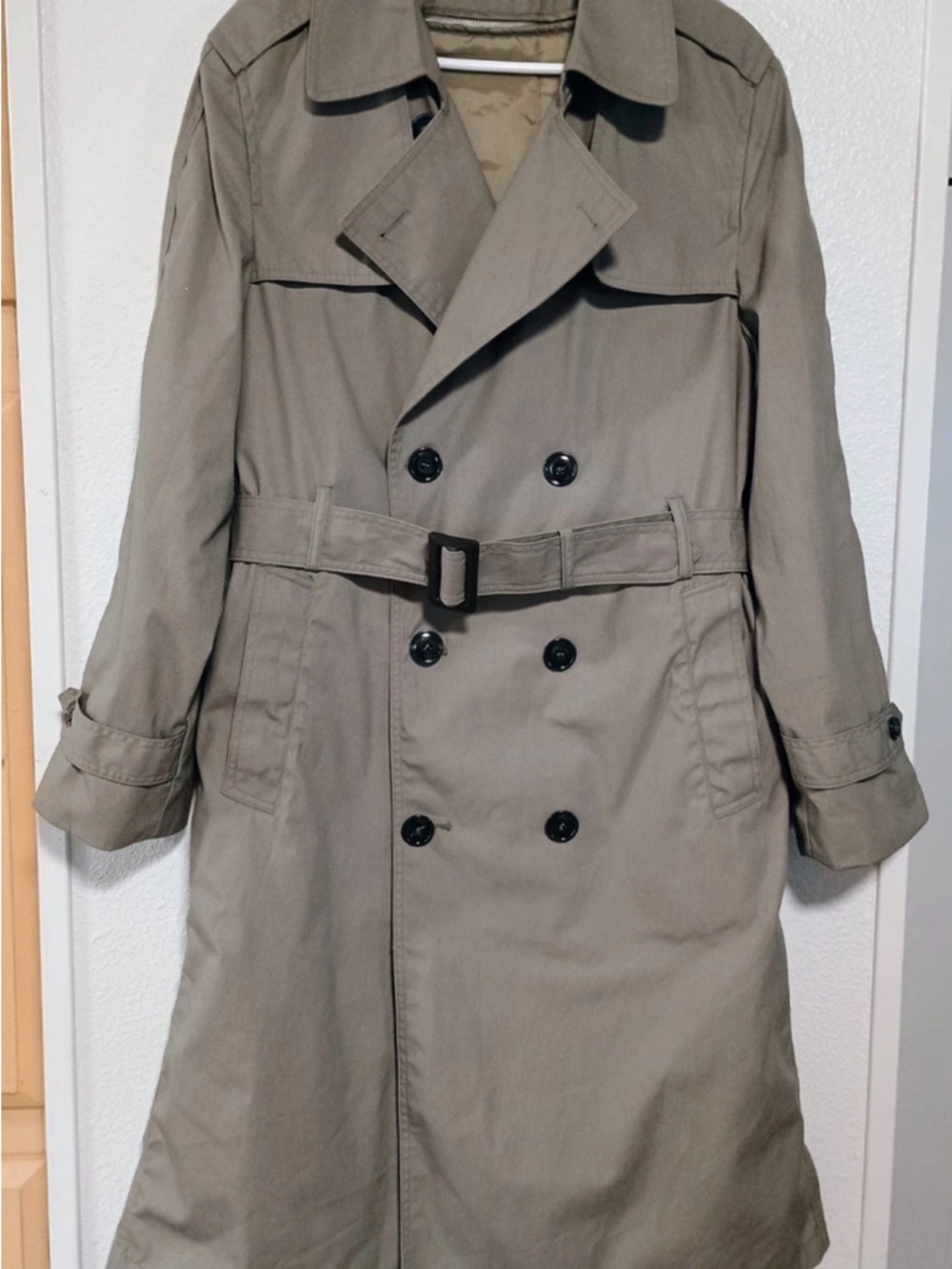 Marine Corps Trench Coat VTG All-Weather American US Military With Liner 40L